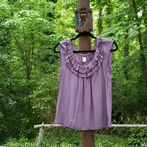 Anthropologie Edme and Esyllte purple top